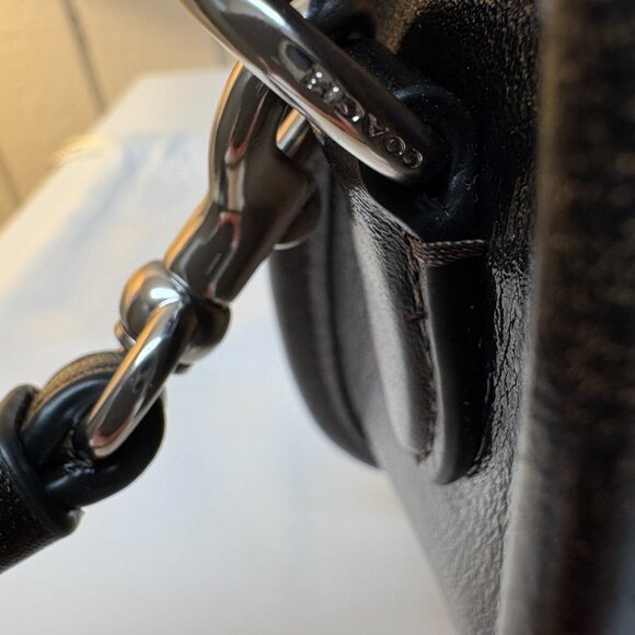 Coach Waverly Bag in Loved Leather (Black) - Picture 6 of 9